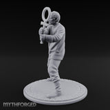 Ankh Brandishing Human Fanatic Miniature for Dungeons and Dragons, Pathfinder or other TTRPGs
