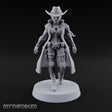 Stepping Into Town Space Sheriff Miniature for Dungeons and Dragons, Pathfinder or other TTRPGs
