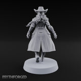 Stepping Into Town Space Sheriff Miniature for Dungeons and Dragons, Pathfinder or other TTRPGs