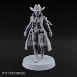 Stepping Into Town Space Sheriff Miniature for Dungeons and Dragons, Pathfinder or other TTRPGs