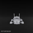 Antenna-Bristling Chunky-Wheeled Scout Buggy Miniature for Dungeons and Dragons, Pathfinder or other TTRPGs