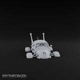 Antenna-Bristling Chunky-Wheeled Scout Buggy Miniature for Dungeons and Dragons, Pathfinder or other TTRPGs