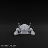 Antenna-Bristling Chunky-Wheeled Scout Buggy Miniature for Dungeons and Dragons, Pathfinder or other TTRPGs