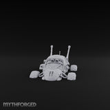 Antenna-Bristling Chunky-Wheeled Scout Buggy Miniature for Dungeons and Dragons, Pathfinder or other TTRPGs