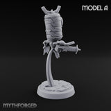 Antenna Topped Hovering Automaton Sentinel A Miniature for Dungeons and Dragons, Pathfinder or other TTRPGs