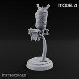Antenna Topped Hovering Automaton Sentinel A Miniature for Dungeons and Dragons, Pathfinder or other TTRPGs