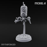 Antenna Topped Hovering Automaton Sentinel A Miniature for Dungeons and Dragons, Pathfinder or other TTRPGs
