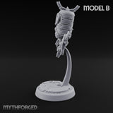 Antenna Topped Hovering Automaton Sentinel B Miniature for Dungeons and Dragons, Pathfinder or other TTRPGs
