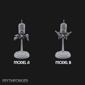 Antenna Topped Hovering Automaton Sentinels Miniature for Dungeons and Dragons, Pathfinder or other TTRPGs