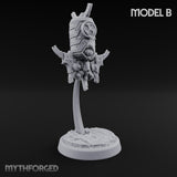 Antenna Topped Hovering Automaton Sentinels Miniature for Dungeons and Dragons, Pathfinder or other TTRPGs