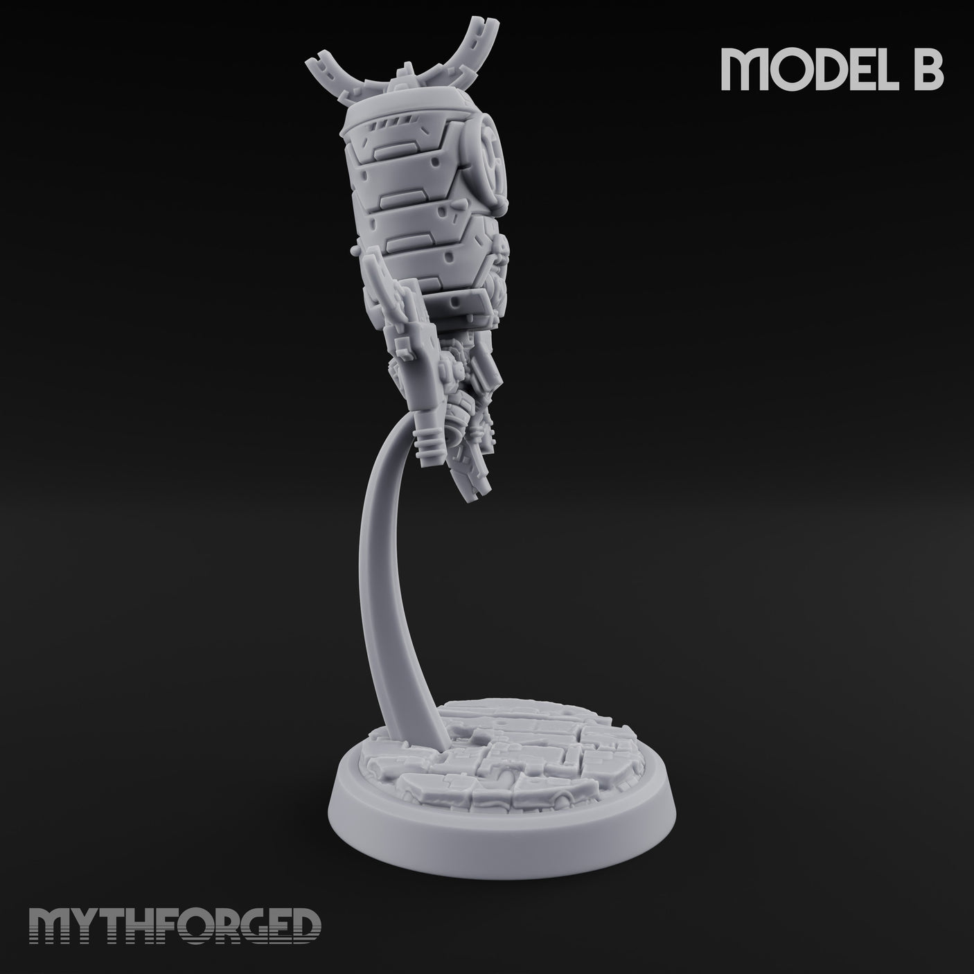 Antenna Topped Hovering Automaton Sentinels Miniature for Dungeons and Dragons, Pathfinder or other TTRPGs