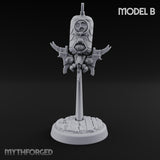 Antenna Topped Hovering Automaton Sentinels Miniature for Dungeons and Dragons, Pathfinder or other TTRPGs