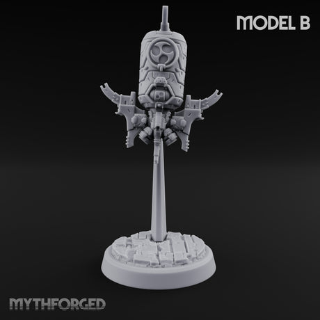 Antenna Topped Hovering Automaton Sentinels — B