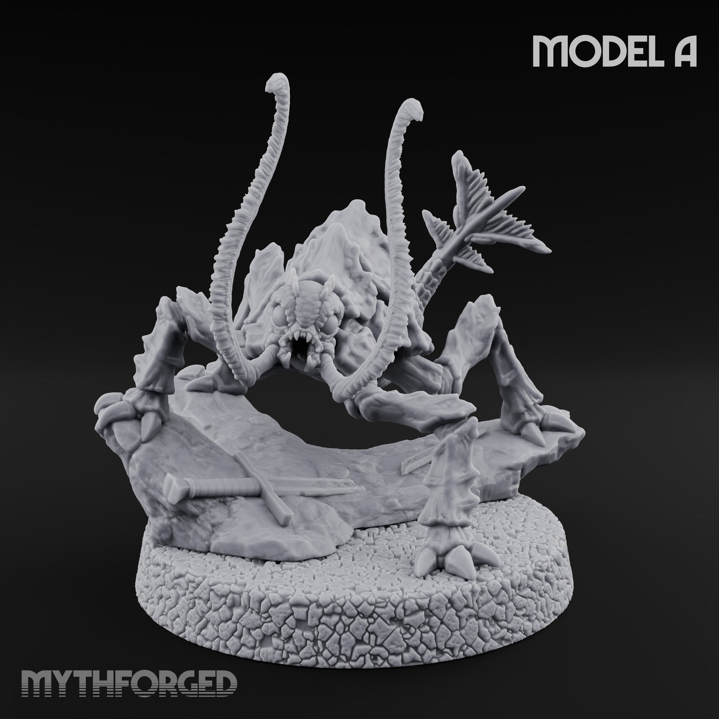 Antennae Twitching Rust Monster A Miniature for Dungeons and Dragons, Pathfinder or other TTRPGs