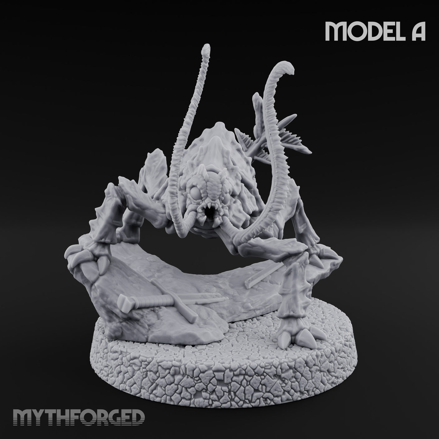 Antennae Twitching Rust Monster A Miniature for Dungeons and Dragons, Pathfinder or other TTRPGs
