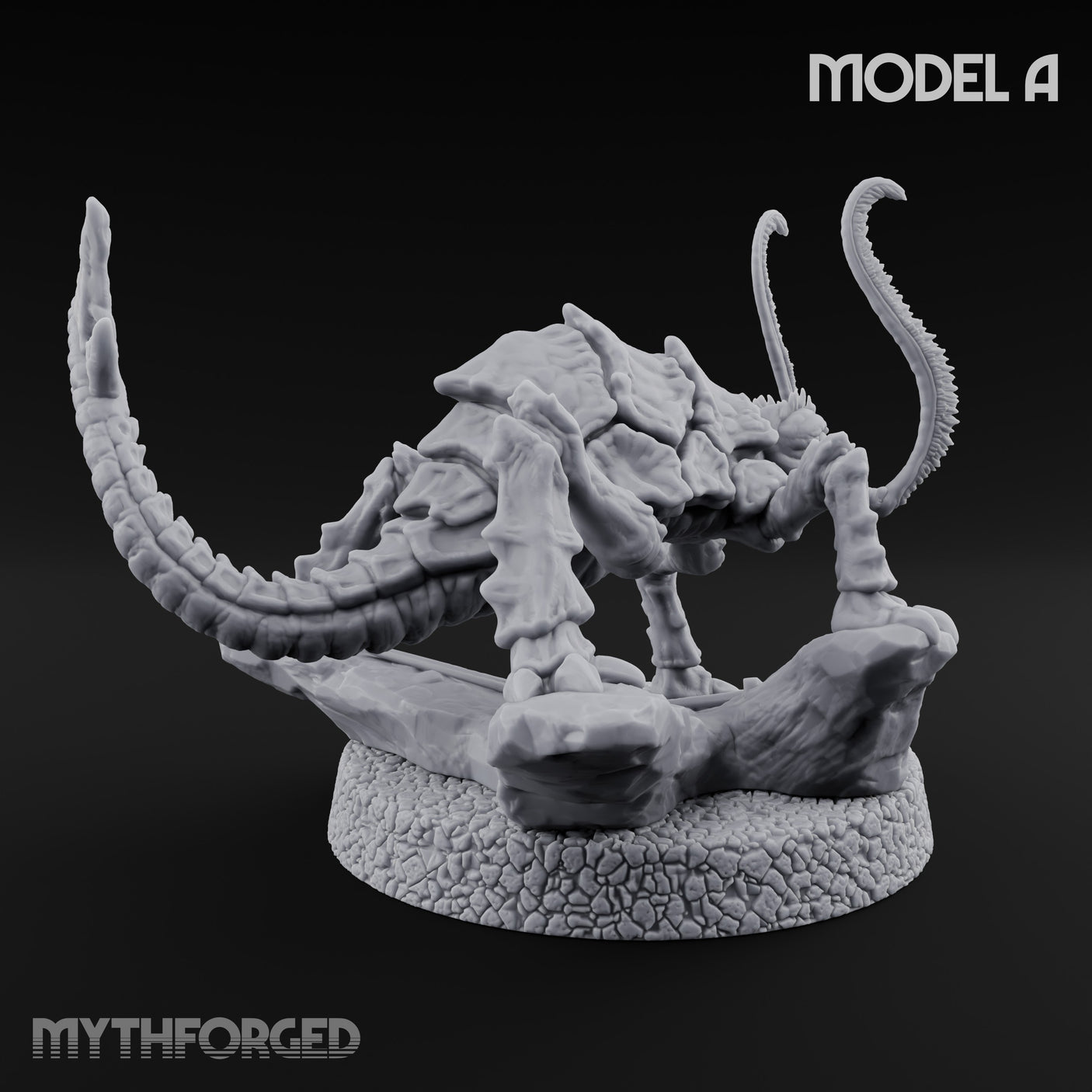 Antennae Twitching Rust Monster A Miniature for Dungeons and Dragons, Pathfinder or other TTRPGs