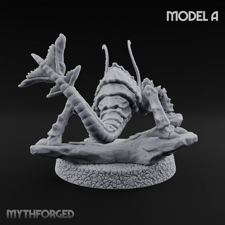 Antennae Twitching Rust Monster A Miniature for Dungeons and Dragons, Pathfinder or other TTRPGs