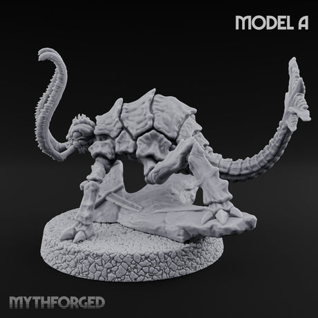 Antennae Twitching Rust Monster A Miniature for Dungeons and Dragons, Pathfinder or other TTRPGs