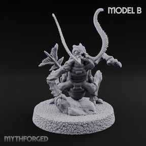 Antennae Twitching Rust Monster B Miniature for Dungeons and Dragons, Pathfinder or other TTRPGs