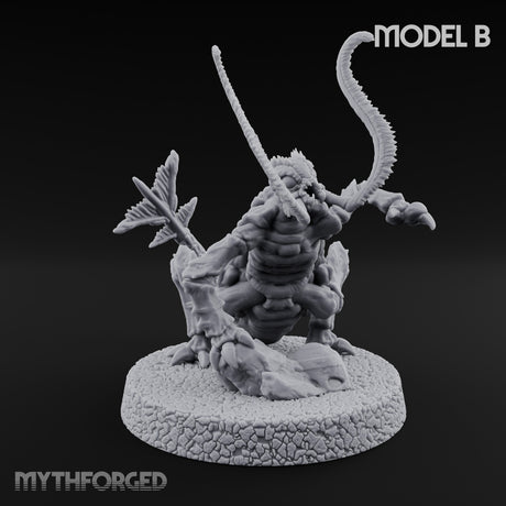 Antennae Twitching Rust Monster B Miniature for Dungeons and Dragons, Pathfinder or other TTRPGs