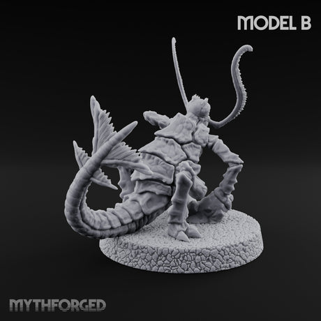 Antennae Twitching Rust Monster B Miniature for Dungeons and Dragons, Pathfinder or other TTRPGs