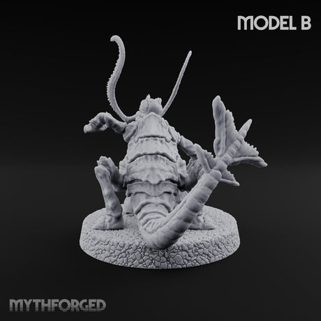 Antennae Twitching Rust Monster B Miniature for Dungeons and Dragons, Pathfinder or other TTRPGs
