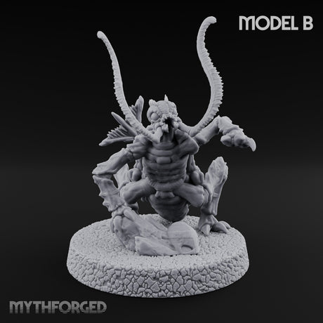Antennae Twitching Rust Monster B Miniature for Dungeons and Dragons, Pathfinder or other TTRPGs