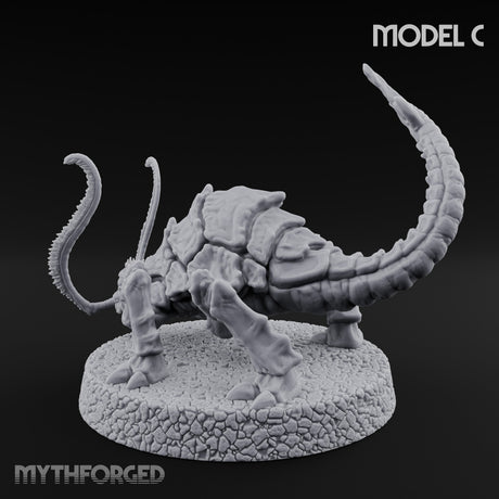 Antennae Twitching Rust Monster C Miniature for Dungeons and Dragons, Pathfinder or other TTRPGs