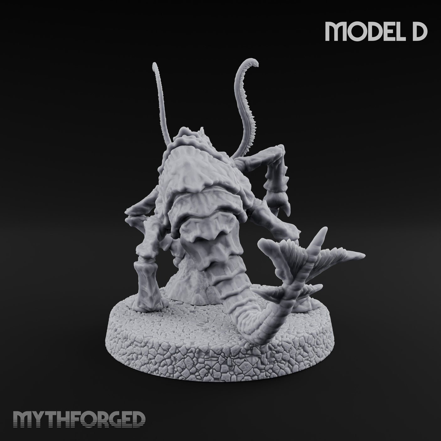 Antennae Twitching Rust Monster D Miniature for Dungeons and Dragons, Pathfinder or other TTRPGs