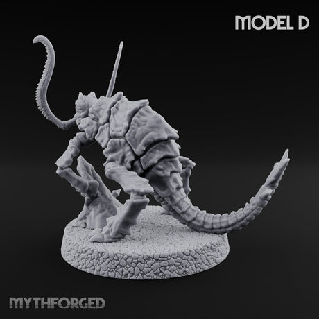 Antennae Twitching Rust Monster D Miniature for Dungeons and Dragons, Pathfinder or other TTRPGs