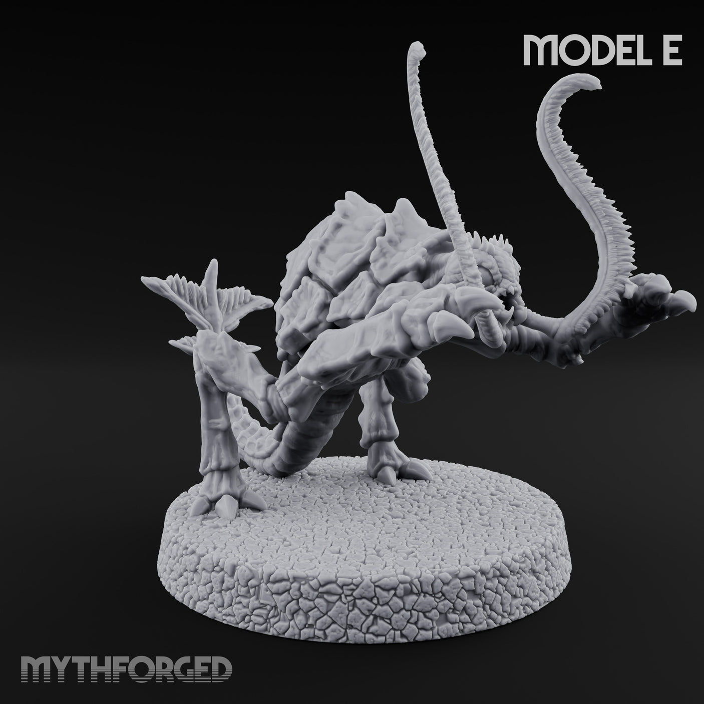Antennae Twitching Rust Monster E Miniature for Dungeons and Dragons, Pathfinder or other TTRPGs