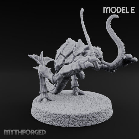 Antennae Twitching Rust Monster E Miniature for Dungeons and Dragons, Pathfinder or other TTRPGs
