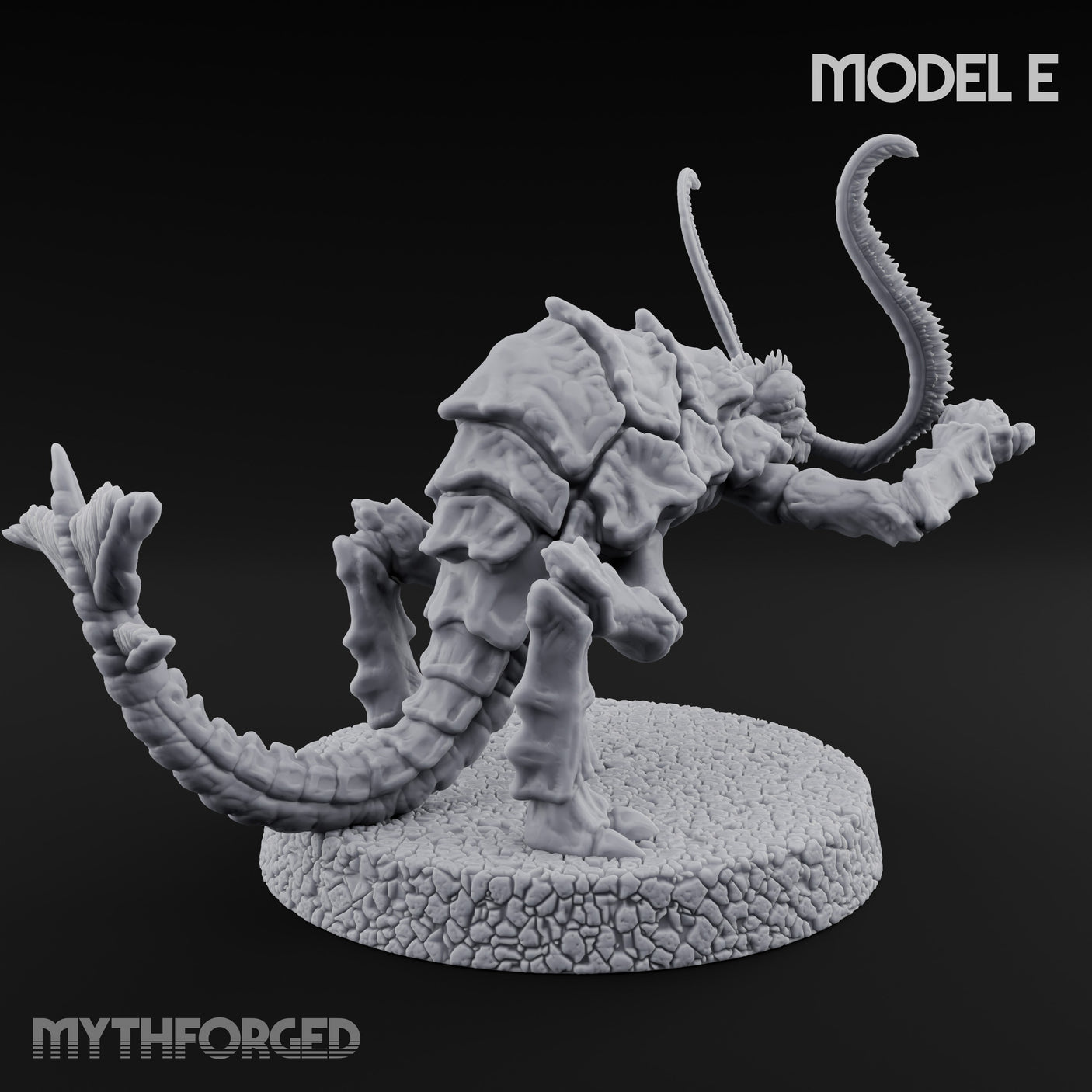 Antennae Twitching Rust Monster E Miniature for Dungeons and Dragons, Pathfinder or other TTRPGs