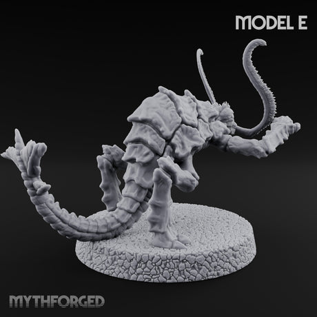 Antennae Twitching Rust Monster E Miniature for Dungeons and Dragons, Pathfinder or other TTRPGs
