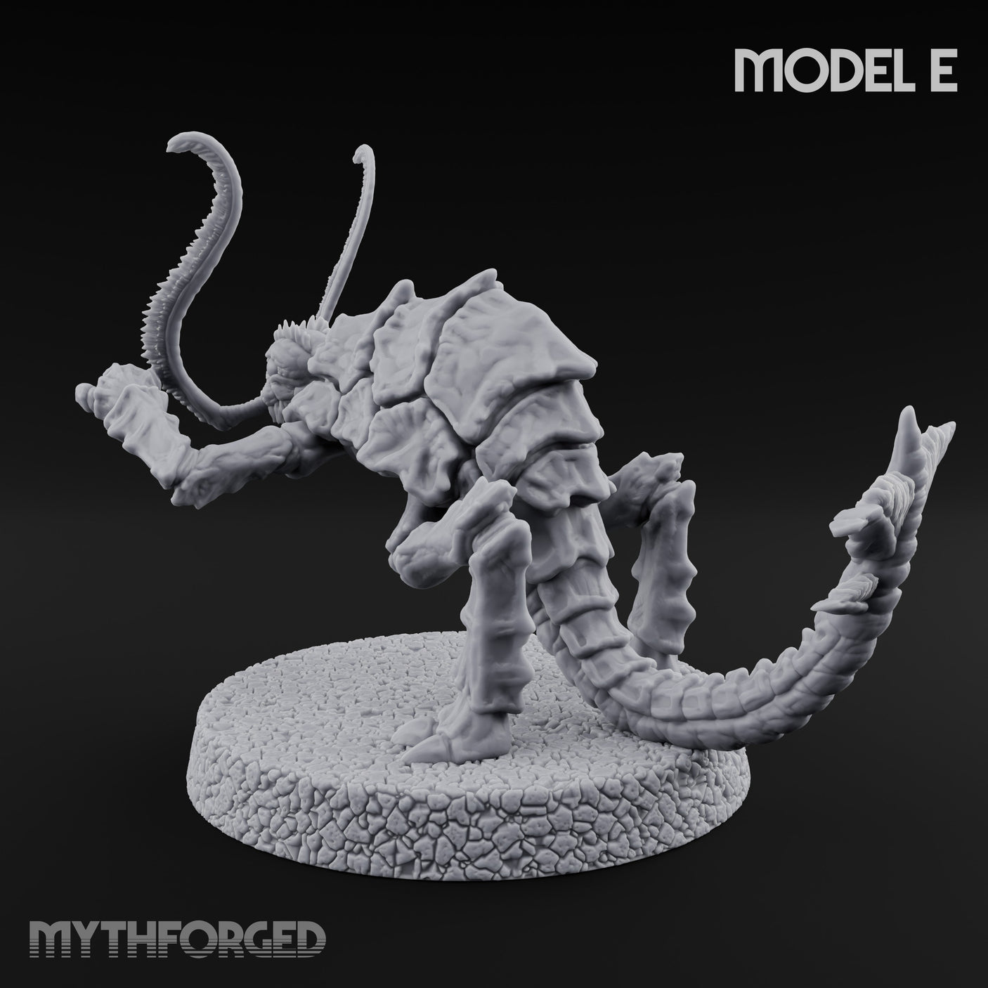 Antennae Twitching Rust Monster E Miniature for Dungeons and Dragons, Pathfinder or other TTRPGs
