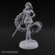 Hand on Hip, Braid in Orbit Human Swordswoman