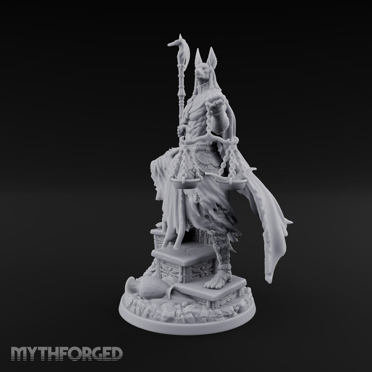 The Scales Already Know Gnoll Jackal-Headed Judge