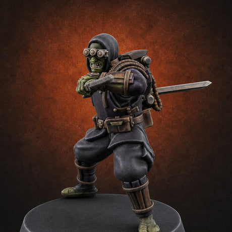 Weird War Japanese Ninja Soldiers C — painted concept preview (miniature supplied unpainted)