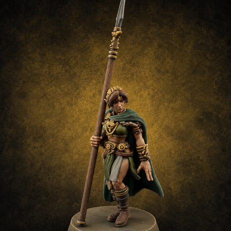 Spear Warden Elf Warriors D Miniature for Dungeons and Dragons, Pathfinder or other TTRPGs