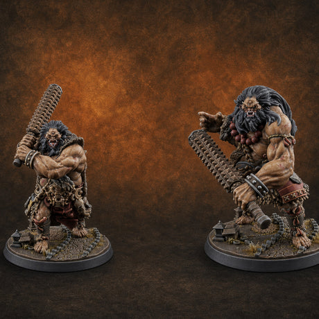 Shouldering The Cudgel Oni Brutes — painted concept preview (miniature supplied unpainted)