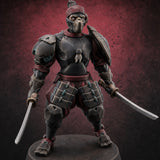 Locked And Loaded Cyber Ninjas C — painted concept preview (miniature supplied unpainted)