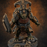 The Skull Shell Tribe J — painted concept preview (miniature supplied unpainted)