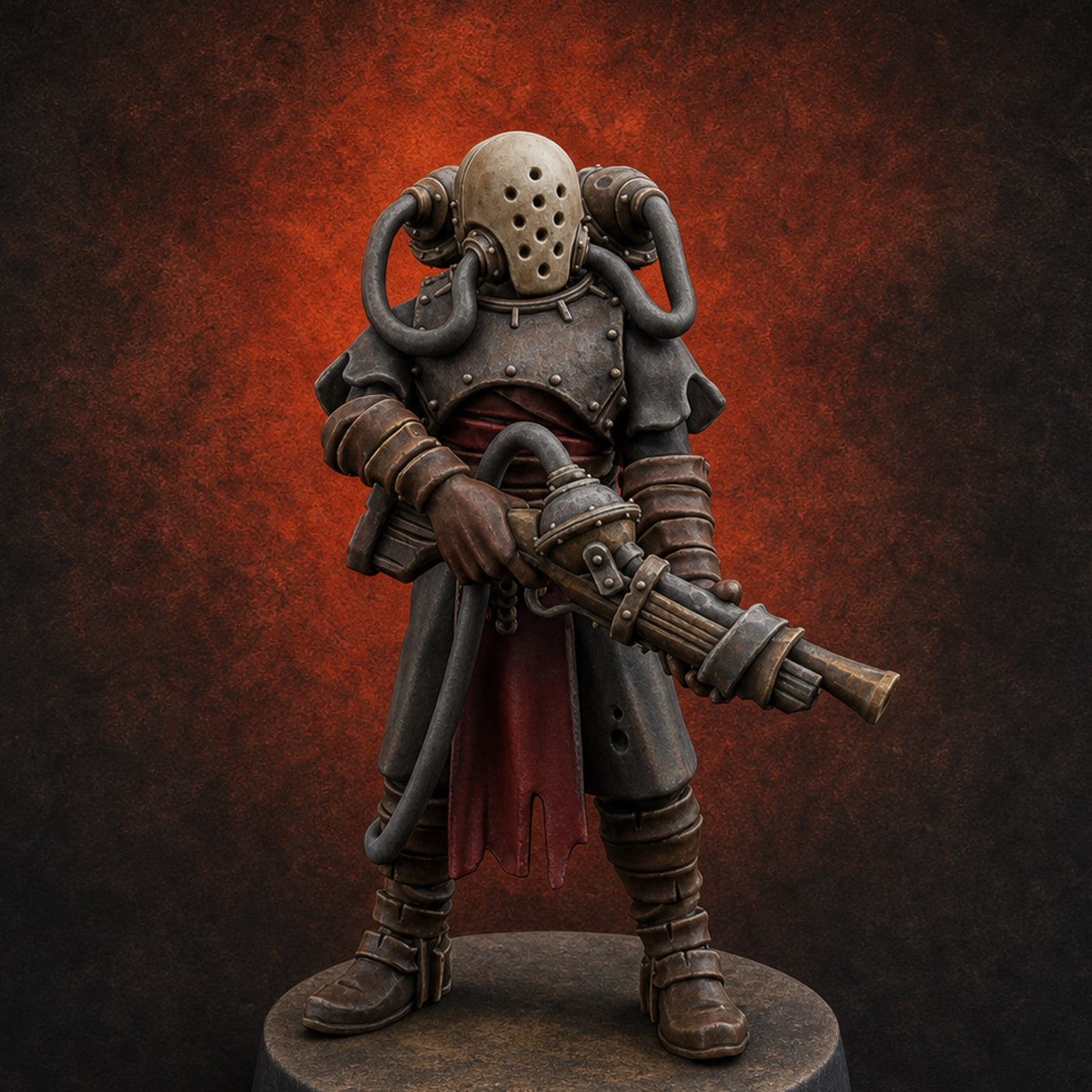 Enhanced Human Artificers B — painted concept preview (miniature supplied unpainted)