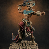 Aztec Inspired Stone-Fisted Hobgoblin Fighter B — painted concept preview (miniature supplied unpainted)