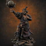 Tentacle Lashing Lantern Raising Cultist D — painted concept preview (miniature supplied unpainted)