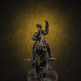 Fist Raised Triumphant War Stallion Warlord E — painted concept preview (miniature supplied unpainted)