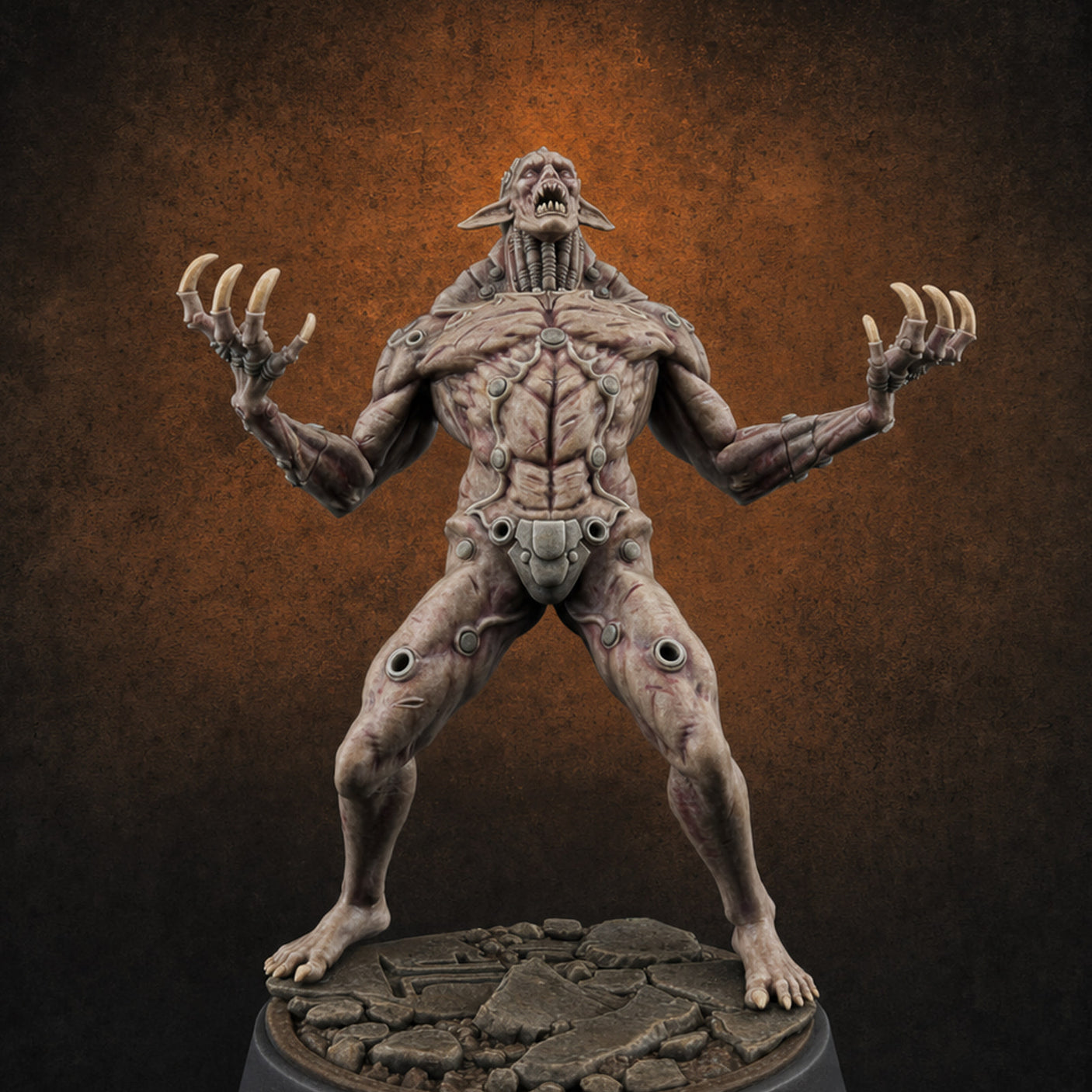 Claws Splayed Roaring Corpse Fleet Brutes A Miniature for Dungeons and Dragons, Pathfinder or other TTRPGs