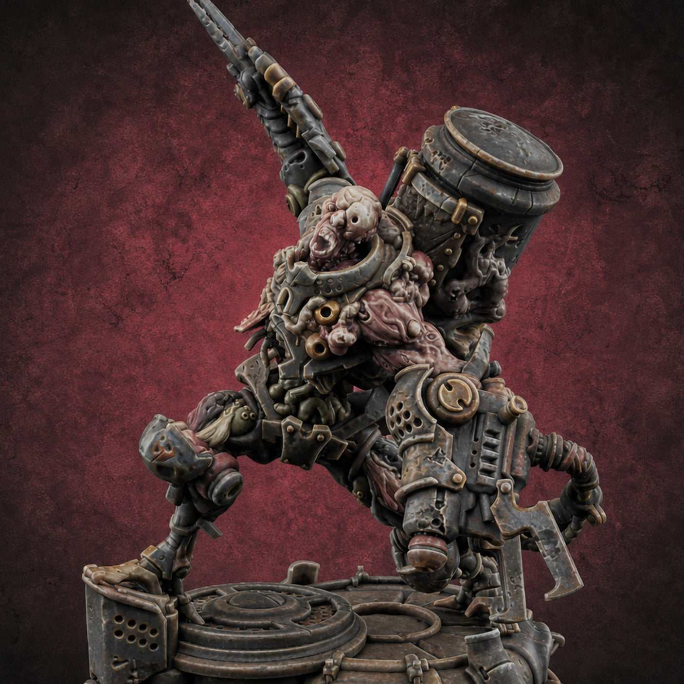 Junk Hoarding Necrolinked Wight D Miniature for Dungeons and Dragons, Pathfinder or other TTRPGs
