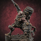 Junk Hoarding Necrolinked Wight D Miniature for Dungeons and Dragons, Pathfinder or other TTRPGs