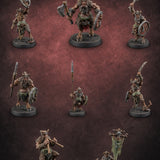 Horn Blowing Rally Satyr Warband Miniature for Dungeons and Dragons, Pathfinder or other TTRPGs